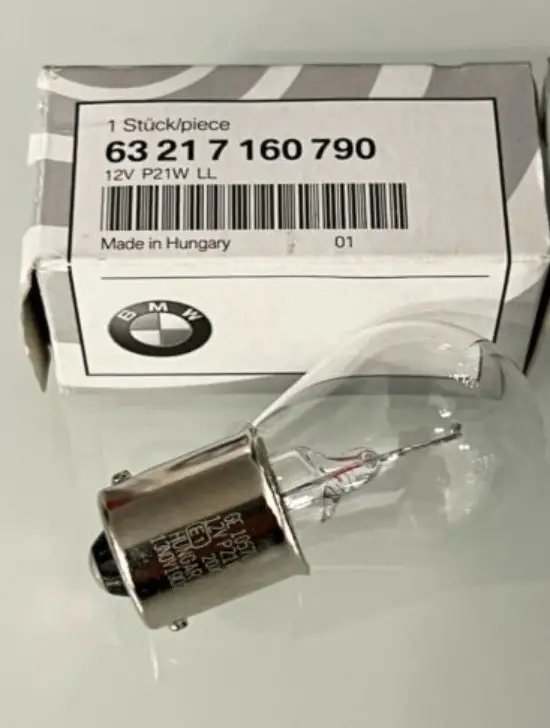 Ampoule feu stop ARRIERE Longlife (P21W/12V/21W pour BMW Série 5 E39 Petit Prix