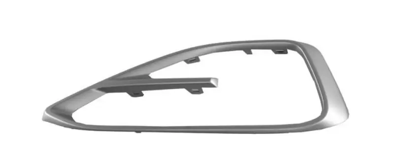 Seulement Aujourd’hui Cache chromé (modern line) de grille d&rsquo;entrée d&rsquo;air (coté au choix) de pare-chocs (non PACK M) pour BMW Série 4 F32 F33 F36 GC