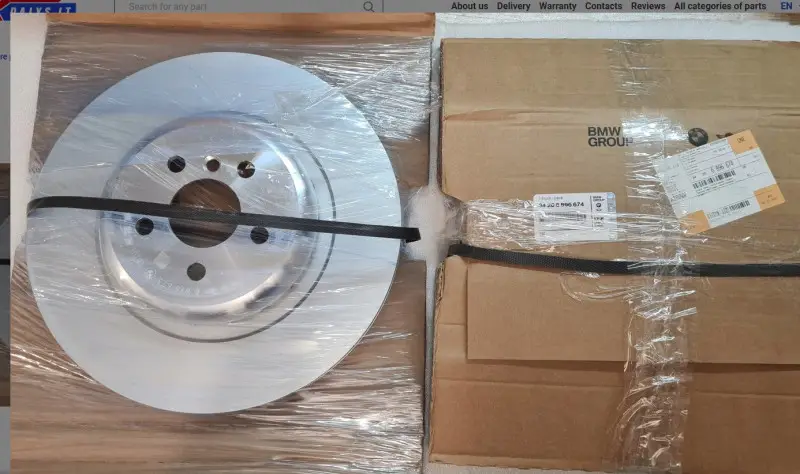 Affaire À Saisir Disques de freins ARRIERE ventilés gauche et droit (370X24) pour BMW X5 G05 X6 G06