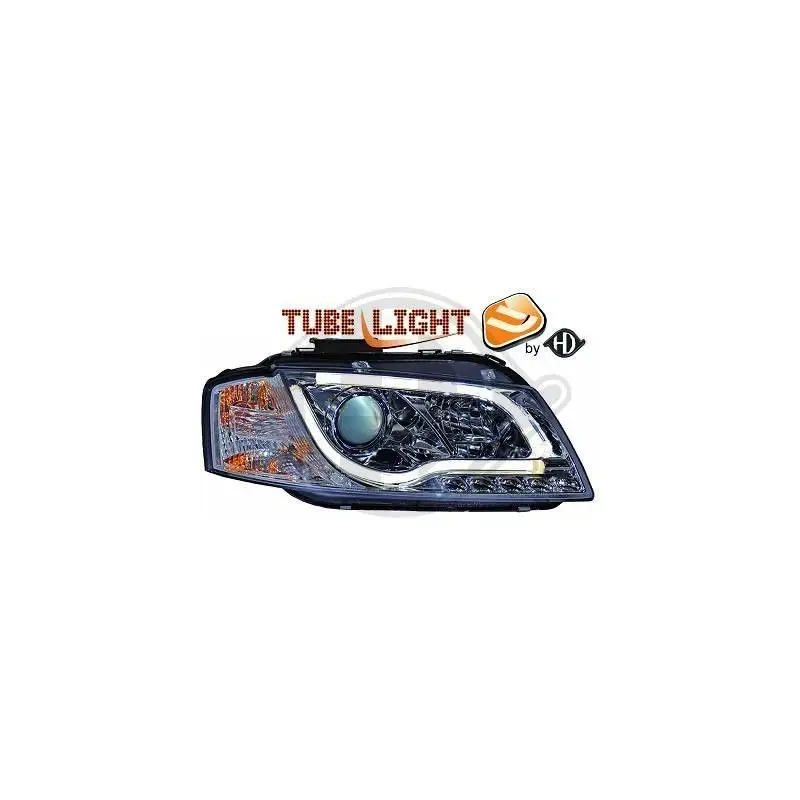 Paire de phares avant + Light bar intégrés pour Audi A3 8P 03-08 Vente Directe