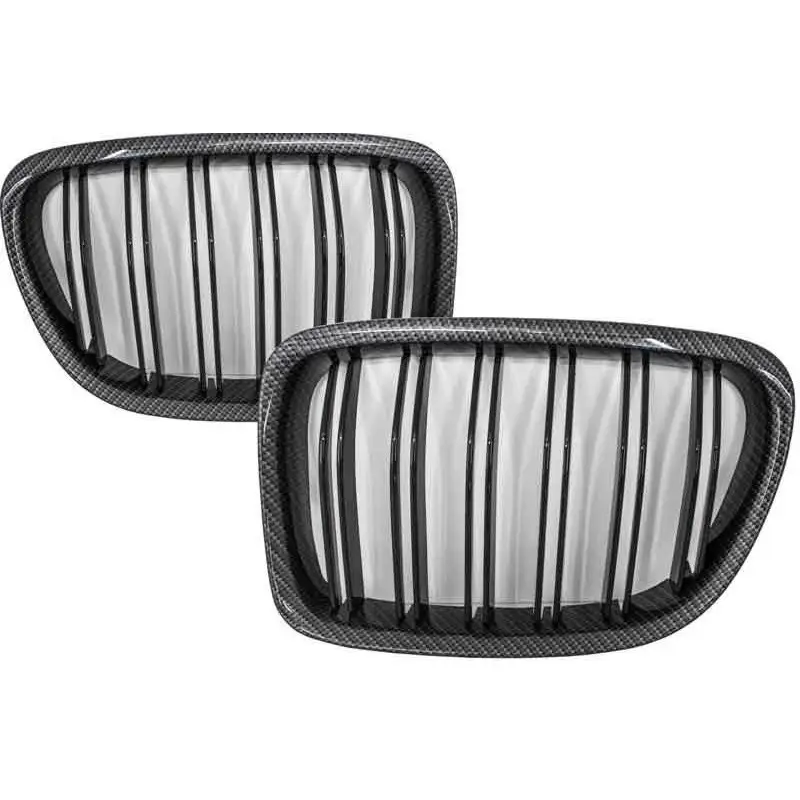 Grilles de calandre double look Carbone pour BMW X1 E84 Populaire
