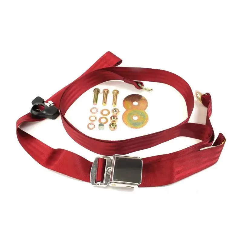 Promotion Ceinture style WOB 3 points gauche ou droite rouge