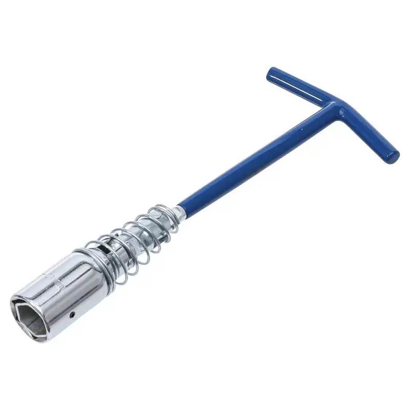 Clé pour bougies d&rsquo;allumage avec poignée T, ressort articulé – 16 et 21 mm Pas Cher
