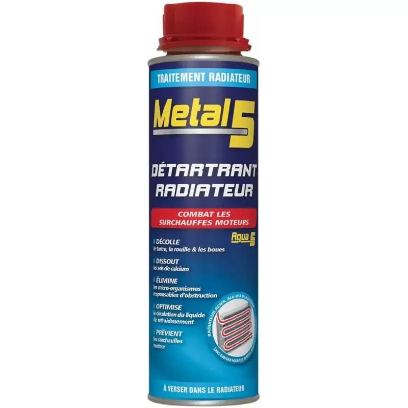 Vente Flash Metal 5 Détartrant radiateur (300 ml)