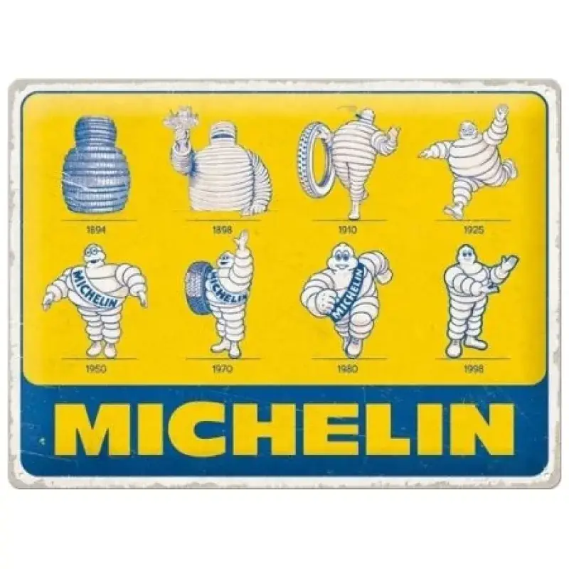 Offre Du Jour Tôle peinte emboutie 30x40cm Michelin – Logo Evolution