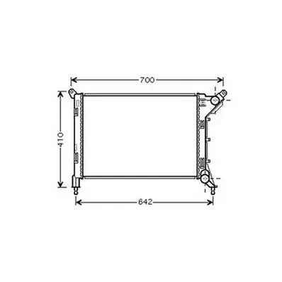 Must-Have Radiateur de refroidissement moteur pour MINI ONE/COOPER R50/R53 2001-2004, OEM: 1475552, Neuf