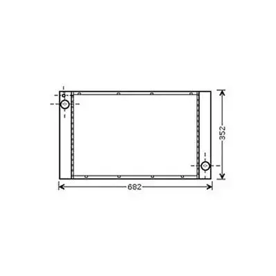 Pas Cher Radiateur de refroidissement moteur pour MINI COUNTRYMAN R60 2010-2017, OEM: 17112751275, Neuf