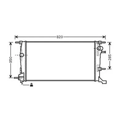 Radiateur de refroidissement moteur pour RENAULT MÉGANE III ph.1 2008-2012, OEM: 214100016R, Neuf Expédié Aujourd’hui