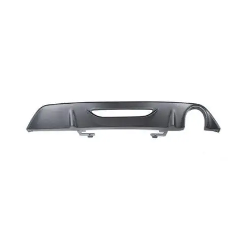 Meilleur Prix Spoiler pare-chocs arrière pour PEUGEOT 208 II phase 2 depuis 2023, noir gaufré, avec échappement simple à droite, Neuf