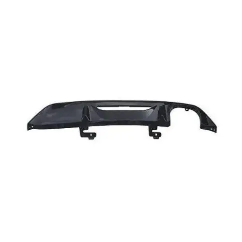 Haute Qualité Spoiler pare-chocs arrière pour PEUGEOT 208 II phase 2 depuis 2023, noir brillant, avec échappement double à droite, Neuf