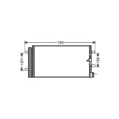 Nouveauté Condenseur de Climatisation pour AUDI A6 IV ph.2 2016-2018, OEM: 4G0260403A, Neuf