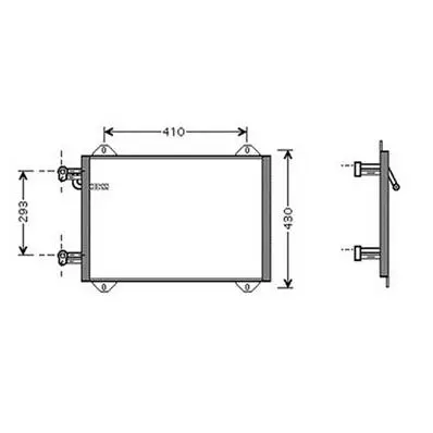 Condenseur de Climatisation pour AUDI A2 depuis 2000, OEM: 8Z0260403B, Neuf Promotion Saisonnière
