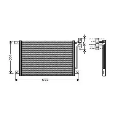 Top Vente Condenseur de Climatisation pour BMW Serie 3 E46 1998-2001, OEM: 64538377648, Neuf
