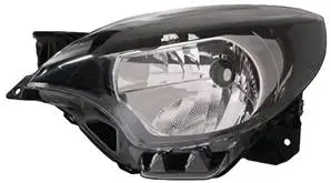 Phare Optique avant gauche pour RENAULT TWINGO II phase 2, 2012-2014, H4, fond noir, Neuf Seulement Aujourd’hui