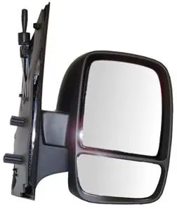 Rétroviseur droit manuel pour PEUGEOT EXPERT II 2007-2016, (double glace), noir, Neuf Offre Spéciale