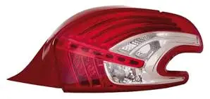 Feu arrière droit pour PEUGEOT 208 phase 1, 2012-2015, à led, Neuf Livraison Gratuite