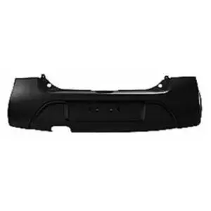 Pare chocs arrière pour RENAULT TWINGO II phase 1, 2007-2011, (modèle Dynamique), noir, Neuf Paiement Sécurisé