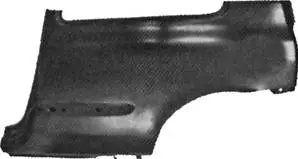 Soldes Aile arrière gauche pour RENAULT CLIO II phase 2, 2001-2005, (modèle 3 portes), Neuve à peindre