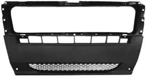Pare chocs avant central pour CITROËN JUMPER II phase 1, 2006-2014, noir, avec grille inférieure Expédition Rapide