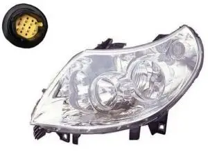 Authentique Phare Optique avant gauche pour CITROËN JUMPER II phase 1, 2006-2014, H7+H1, Neuf