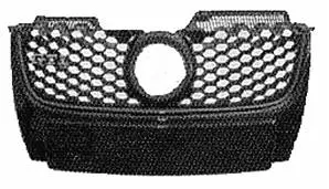 Grille calandre centrale pour VOLKSWAGEN GOLF V 2003-2008 sans logo, (modèle GTI) pare chocs avant Solde