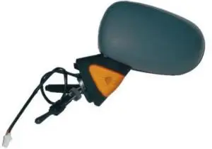 Rétroviseur gauche mécanique pour RENAULT MODUS de 2004 à 2008, asphérique, clignotant orange, Neuf à peindre Populaire
