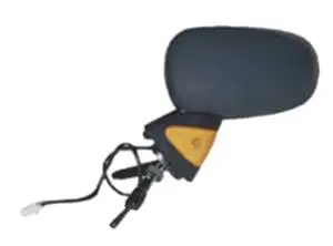 Rétroviseur gauche mécanique pour RENAULT MODUS de 2004 à 2008, asphérique, noir, Neuf Prix Bas