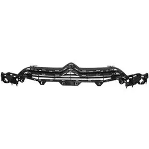 Satisfait Ou Remboursé Grille de calandre supérieure pour CITROËN C4 II ph.1 2010-2014 noire, (sans logo), pare chocs avant