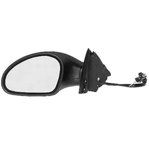 Rétroviseur gauche manuel pour SEAT IBIZA III phase 1, 2002-2006, noir, asphérique, Neuf Solde