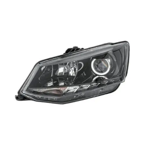 Phare principal avant gauche pour SKODA FABIA III phase 1 2015-2018, H7+H7, électrique, avec moteur, avec feu de jour, noir, LED, Neuf Acheter En Ligne