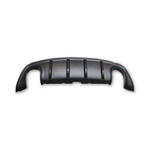 Spoiler de pare-chocs arrière pour ALFA ROMEO GIULIETTA depuis 2016, noir, avec sortie à double échappement, avec profil argenté, Neuf Solde