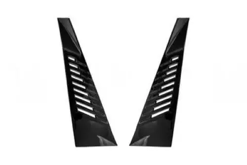 Remise Kit grille pare chocs avant droit et gauche pour PEUGEOT 208 II phase 2 depuis 2023, noire brillant, Neuf