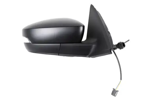 Must-Have Rétroviseur droit pour SKODA FABIA 2015-2018, a cable, noir, avec feu convexe, 2 pin, Neuf