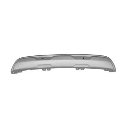 Réduction Spoiler de pare-chocs arrière pour MITSUBISHI ASX 2023-2024, avec 2 trous PDC, couleur argent, Neuf