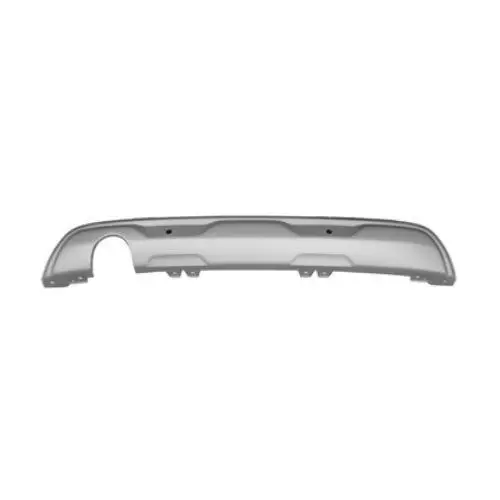 Spoiler de pare-chocs arrière pour MITSUBISHI ASX 2023-2024, avec 2 trous PDC, avec sortie déchappement, couleur argent, Neuf Marque