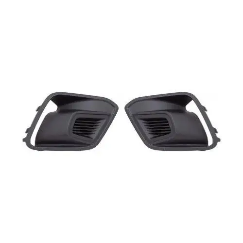 Promotion Saisonnière Kit de grilles de pare-chocs avant (droite+gauche) pour RENAULT KANGOO III phase 1 depuis 2021,noire, sans siège antibrouillard, Neuf