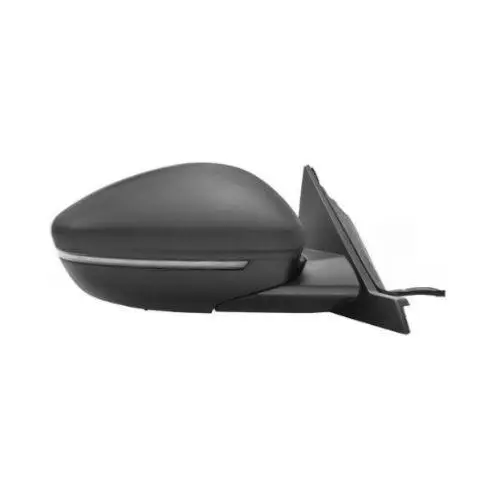 Promotion Saisonnière Rétroviseur droit pour FIAT SEICENTO depuis 2023, électrique, chauffant, feu répétiteur, feu de courtoisie, rabattable, sonde, convexe, 10+2 PIN, noir, Neuf à peindre