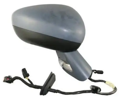 Rétroviseur gauche électrique pour CITROËN C3 II phase 2 2013-2016, dégivrant, avec feu, coque et base à peindre,9pin,Neuf à peindre Usine Directe