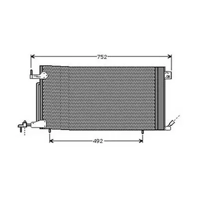 Condenseur de Climatisation pour CITROËN BERLINGO I ph.2 2002-2008, OEM: 6455CV, Neuf Promotion Saisonnière
