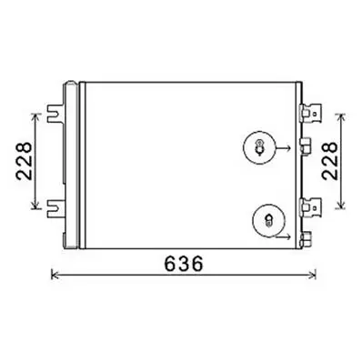 Meilleur Prix Condenseur de Climatisation pour DACIA LOGAN I ph.1 2005-2008, OEM: 8200741257, Neuf