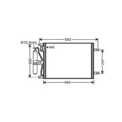 Solde Condenseur de Climatisation pour NISSAN NOTE 2006-2008, OEM: 921009U20B, Neuf