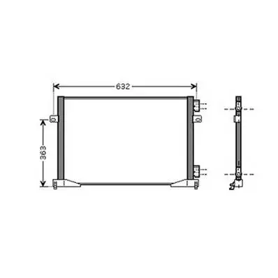 Condenseur de Climatisation pour NISSAN PRIMASTAR ph.1 2002-2006, OEM: 2765000QAG, Neuf Achetez Aujourd’hui