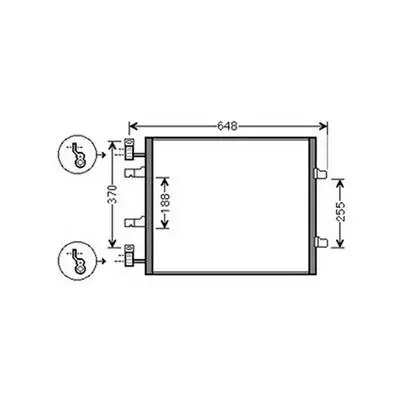 Condenseur de Climatisation pour NISSAN PRIMASTAR ph.2 2006-2016, OEM: 8200411148, Neuf Paiement Sécurisé