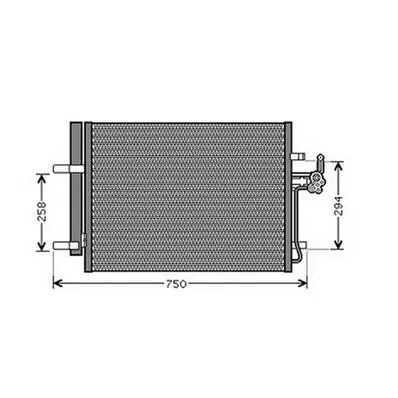Dernière Chance Condenseur de Climatisation pour FORD MONDEO III ph.1 2007-2010, OEM: 1481851, Neuf