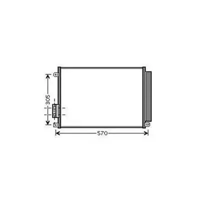 Commander Vite Condenseur de Climatisation pour FIAT 500 ph.1 2007-2015, OEM: 51953633, Neuf
