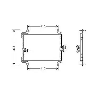 Achat Immédiat Condenseur de Climatisation pour FIAT DUCATO II ph.2 2002-2006, OEM: 13128570, Neuf