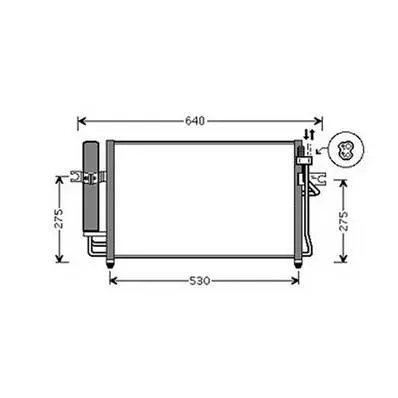 Condenseur de Climatisation pour HYUNDAI GETZ ph.1 2002-2005, OEM: 976061C200, Neuf Seulement Aujourd’hui