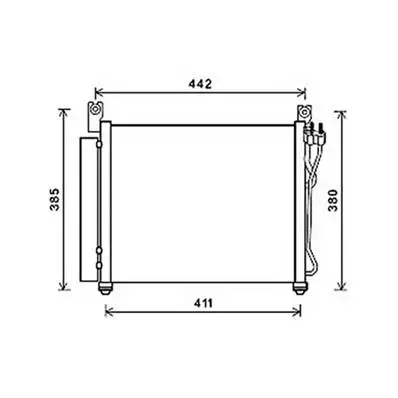 Condenseur de Climatisation pour KIA PICANTO 2008-2011, OEM: 9760607500, Neuf Commander Vite