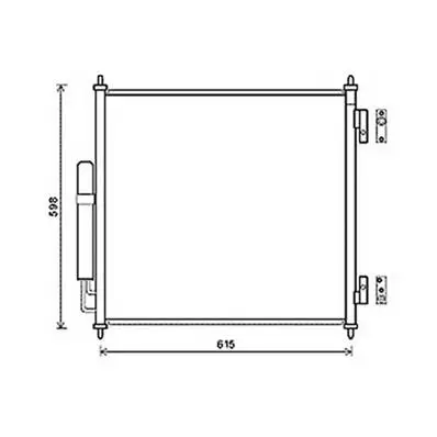 Condenseur de Climatisation pour LAND ROVER Range Rover L405 2012-2017, OEM: LR035791, Neuf Retour Gratuit