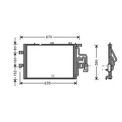 Condenseur de Climatisation pour OPEL CORSA C ph.1 2000-2003, OEM: 1850072, Neuf Meilleure Vente
